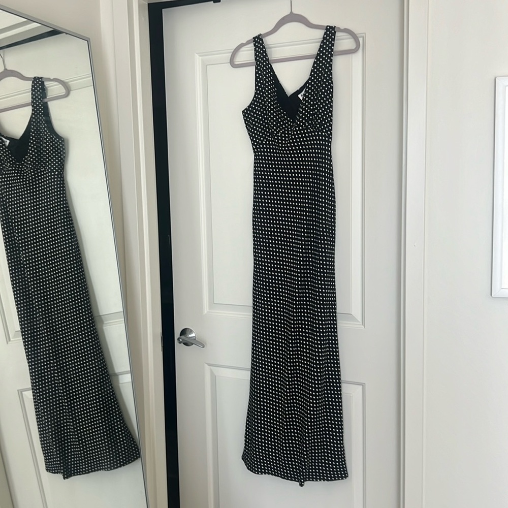 Princess Polly Black and White Maxi Dress